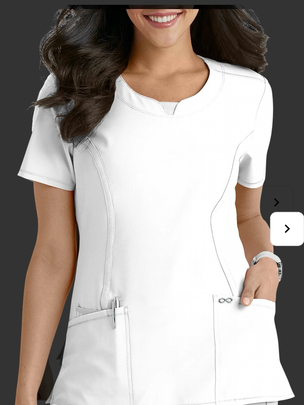 Cherokee Small Scrub Top and Petite Bottoms BUNDLE